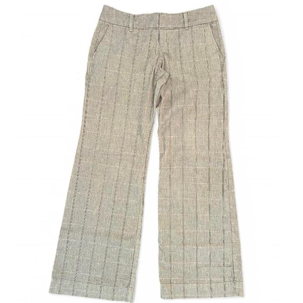 GAP Women’s Plaid Wide-Leg Pants
